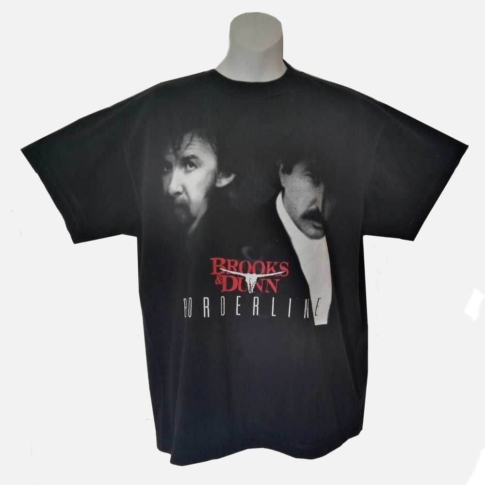BROOKS & DUNN  Vintage '90s  "Borderline"  T-Shirt